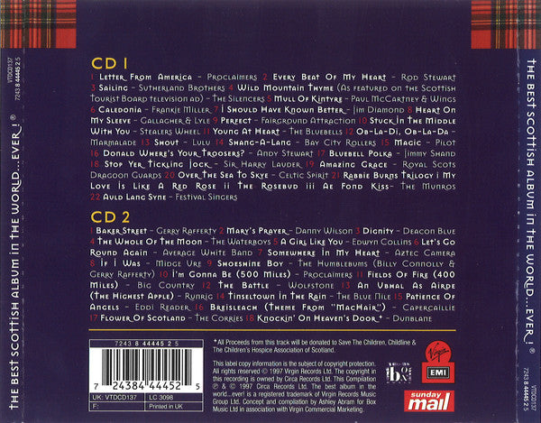 Various : The Best Scottish Album In The World .... Ever! (2xCD, Comp)