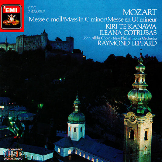 Wolfgang Amadeus Mozart, Kiri Te Kanawa, Ileana Cotrubas, John Alldis Choir, New Philharmonia Orchestra, Raymond Leppard : Messe C-Moll = Mass In C Minor = Messe En Ut Mineur (CD, Album, RM)