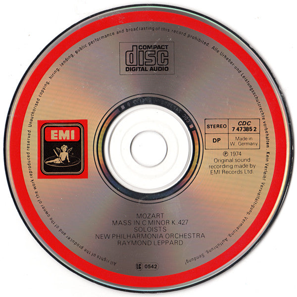 Wolfgang Amadeus Mozart, Kiri Te Kanawa, Ileana Cotrubas, John Alldis Choir, New Philharmonia Orchestra, Raymond Leppard : Messe C-Moll = Mass In C Minor = Messe En Ut Mineur (CD, Album, RM)