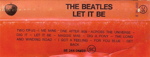 The Beatles : Let It Be (Cass, Album, RE)