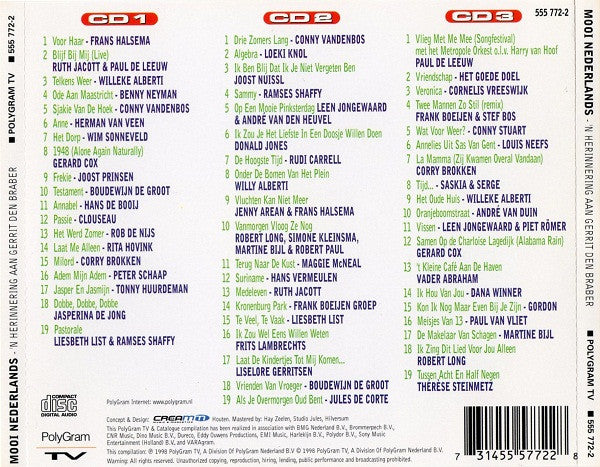 Various : Mooi Nederlands - 'n Herinnering Aan Gerrit Den Braber (3xCD, Comp)