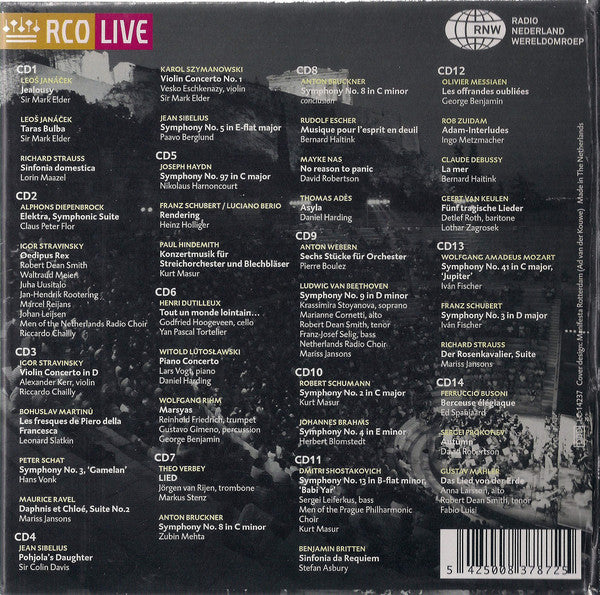 Concertgebouworkest : Live, The Radio Recordings 2000-2010 (14xCD + Box)