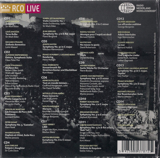 Concertgebouworkest : Live, The Radio Recordings 2000-2010 (14xCD + Box)