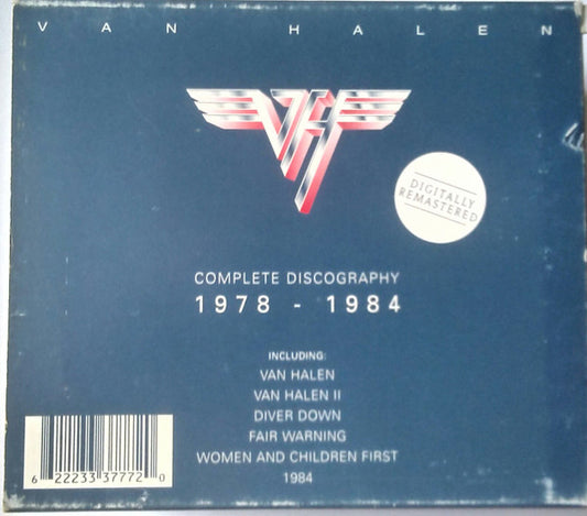 Van Halen : Complete Discography 1978 - 1984 (6xHDCD, Album, RE, RM + Box, Comp)