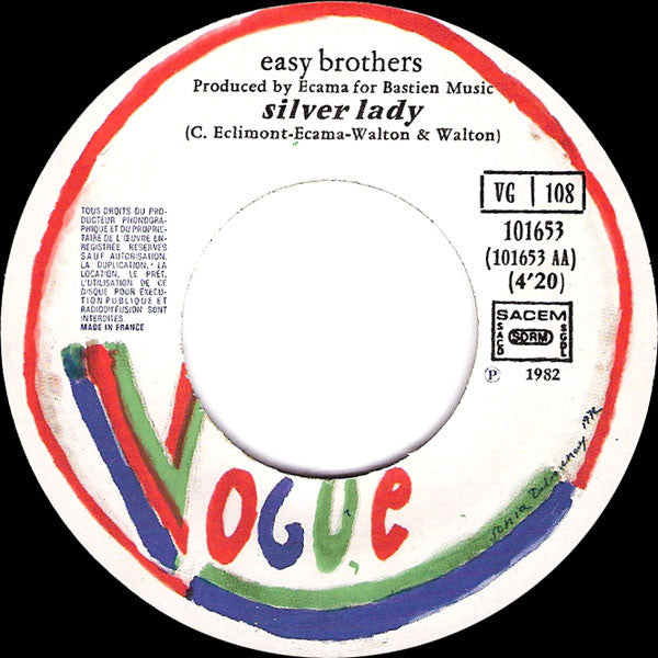 Easy Brothers : Too Young, Too Late / Silver Lady (7", Single)