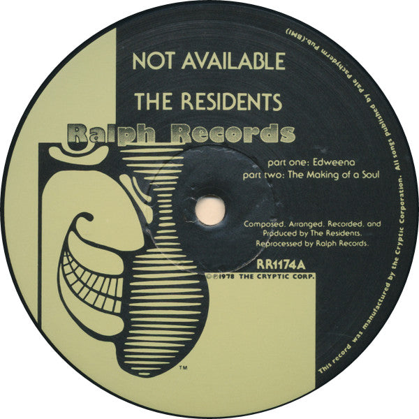 The Residents : Not Available (LP, Album, Gre)