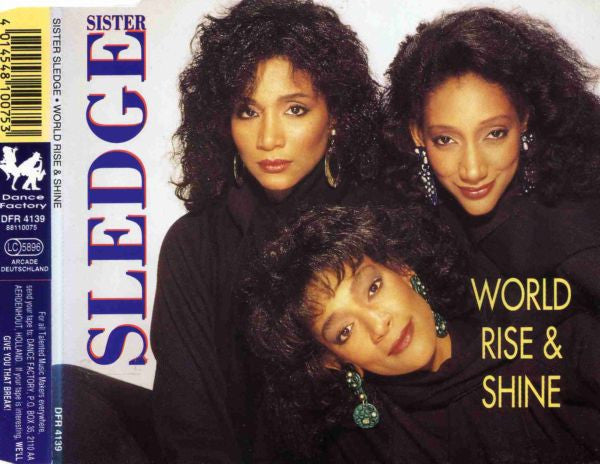 Sister Sledge : World, Rise & Shine  (CD, Maxi)