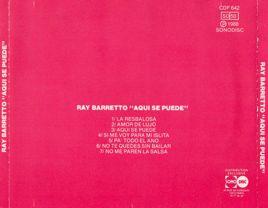 Ray Barretto : Aqui Se Puede (CD)