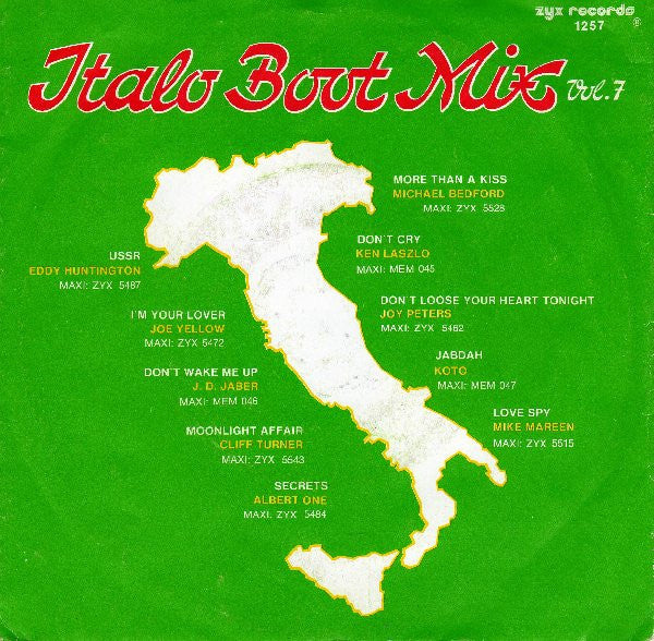 Various : Italo Boot Mix Vol. 7 (7", Single, Mixed)