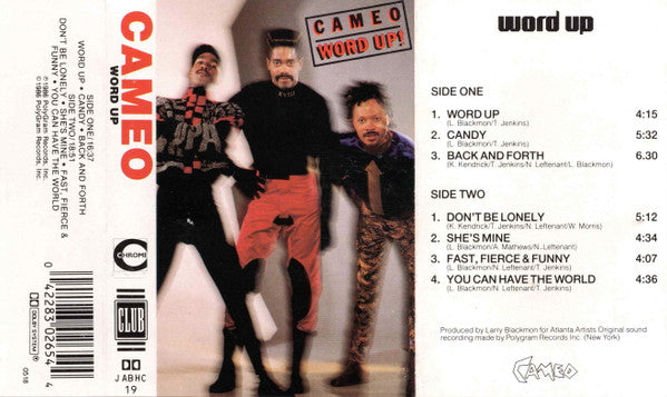 Cameo : Word Up (Cass, Album)