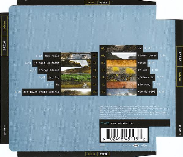 Zazie : Totem (CD, Album, Enh)