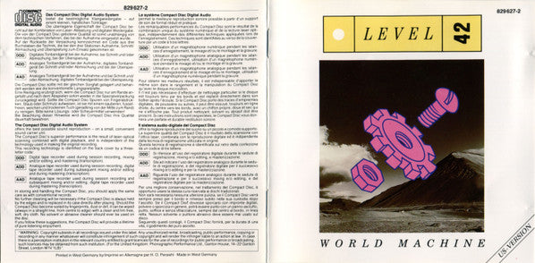 Level 42 : World Machine (CD, Album, US-)