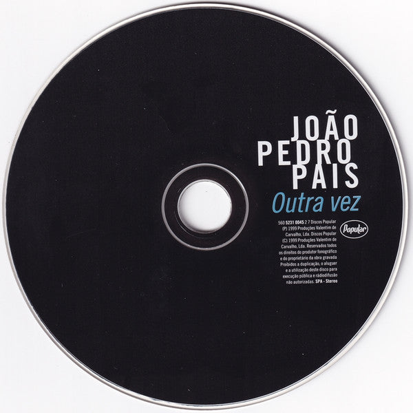 João Pedro Pais : Outra Vez (CD, Album)