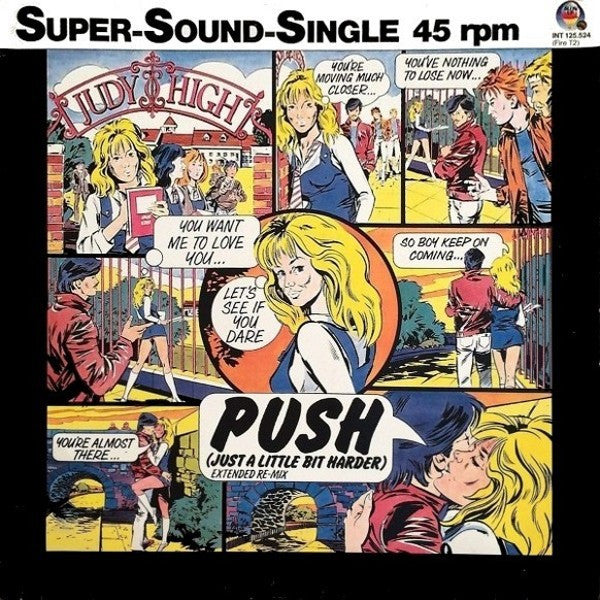 Judy High : Push (Just A Little Beat Harder) (Extended Re-Mix) (12")