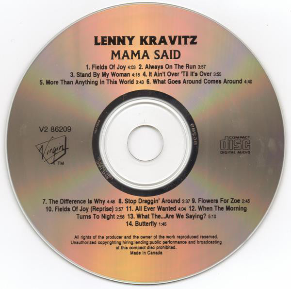 Lenny Kravitz : Mama Said (CD, Album)