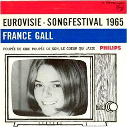 France Gall : Poupée De Cire Poupée De Son / Le Coeur Qui Jazze (7", Single, Mono, Red)