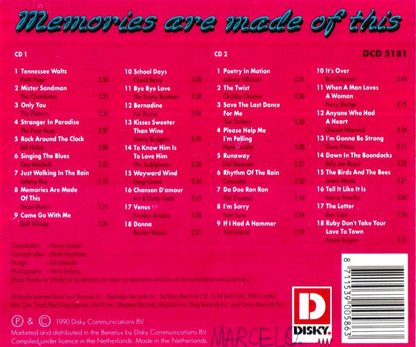 Various : Memories Are Made Of This (2xCD, Comp)