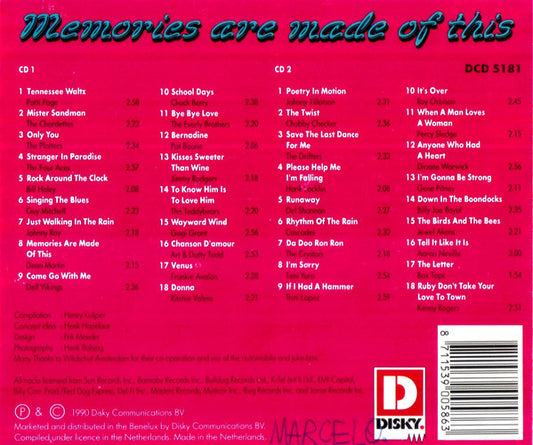 Various : Memories Are Made Of This (2xCD, Comp)