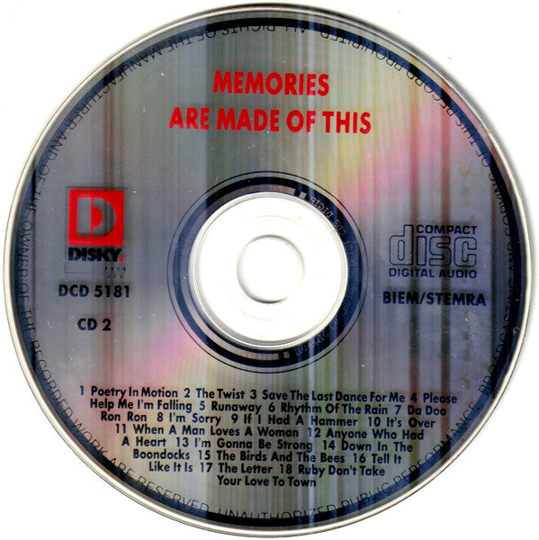 Various : Memories Are Made Of This (2xCD, Comp)