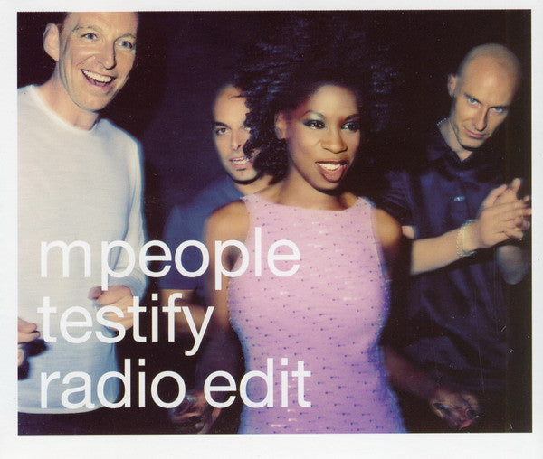 M People : Testify (Radio Edit) (CD, Single, Promo)