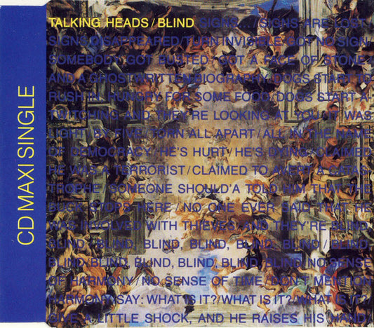 Talking Heads : Blind (CD, Maxi)