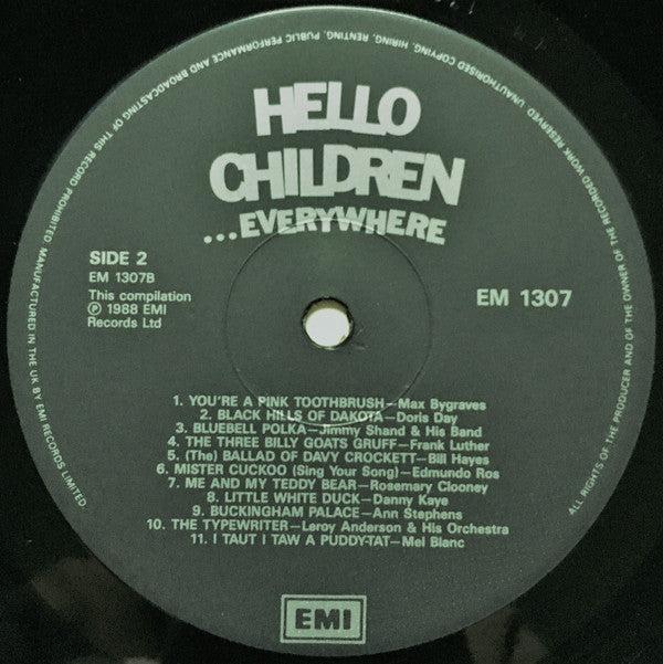 Various : Hello Children Everywhere (2xLP, Comp)