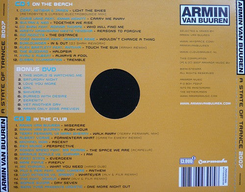 Armin van Buuren : A State Of Trance 2007 (2xCD, Comp, Mixed + DVD-V)