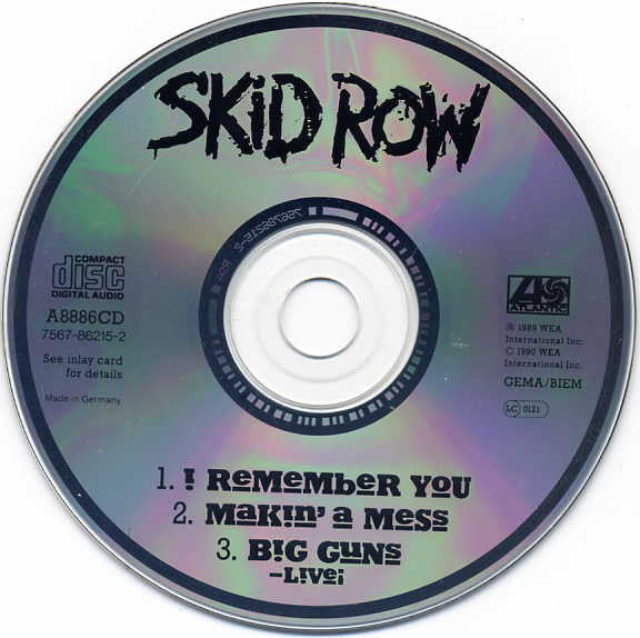 Skid Row : I Remember You (CD, Single)
