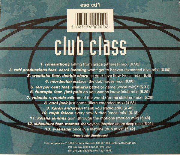 Various : Club Class (CD, Comp)
