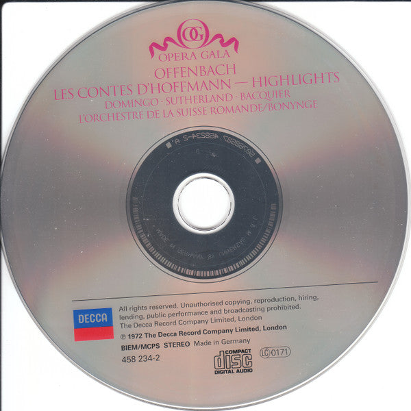 Jacques Offenbach : Les Contes D'Hoffmann • Highlights (CD, Comp)