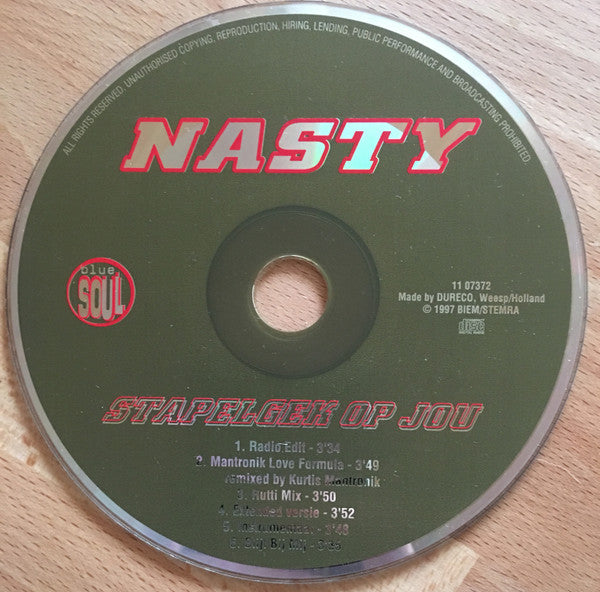 Nasty : Stapelgek Op Jou (CD, Maxi)
