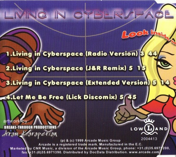 2 Brothers On The 4th Floor Feat. Des'Ray And D-Rock : Living In Cyberspace (CD, Maxi)