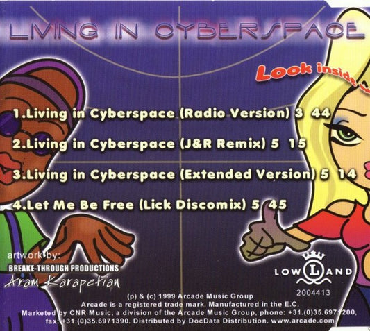 2 Brothers On The 4th Floor Feat. Des'Ray And D-Rock : Living In Cyberspace (CD, Maxi)