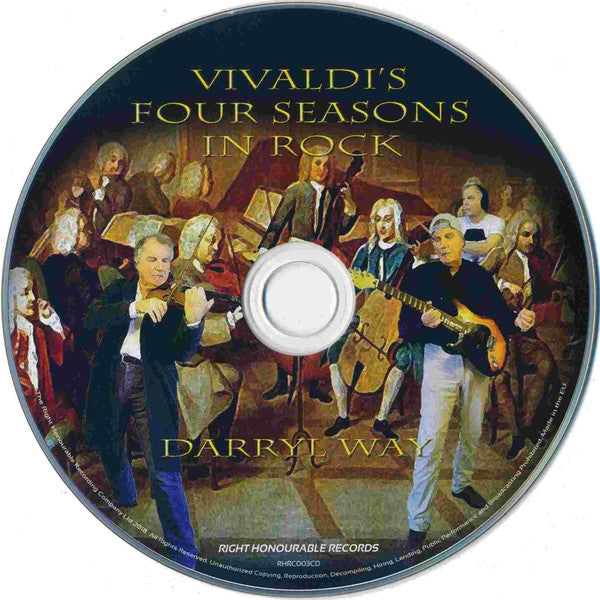Darryl Way : Vivaldi's Four Seasons In Rock (CD, Album)
