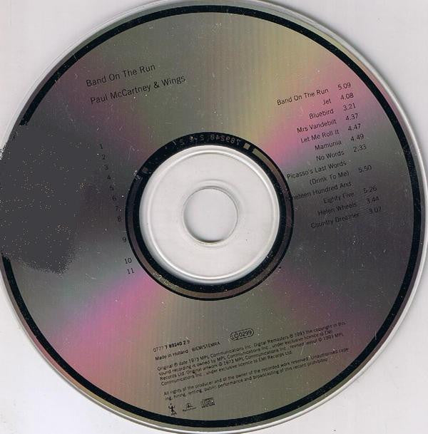 Wings (2) : Band On The Run (CD, Album, RE, RM)