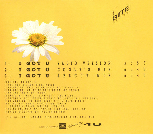 Daisy Dee : I Got U (CD, Maxi)