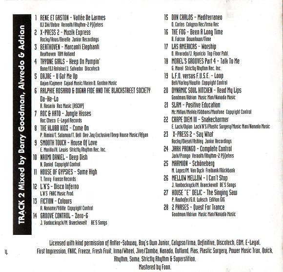 Various : Serious Beats Mastermix '94 Part 2 - The Paradise Trance Mission (CD, Comp, Mixed)