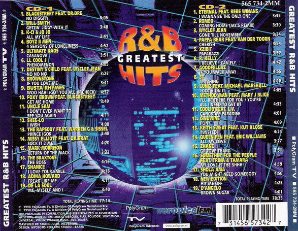 Various : R&B Greatest Hits (2xCD, Comp, RE)