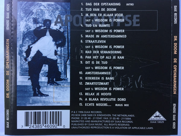 Dr. Doom (3) : De Openbaringen (CD, Album)