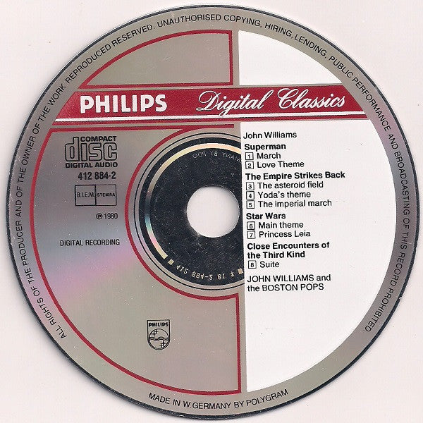 John Williams (4), Boston Pops Orchestra : Pops In Space (CD, Album)