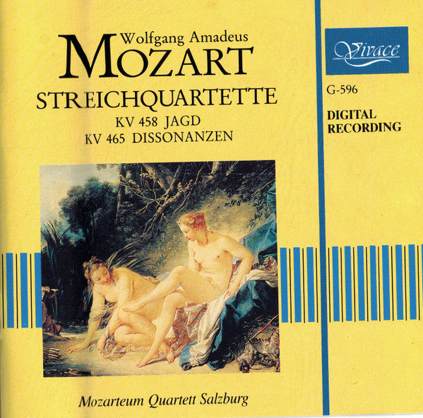 Wolfgang Amadeus Mozart, Mozarteum Quartett : Streichquartette KV 458 Jagd & KV 465 Dissonanzen (CD, Album)