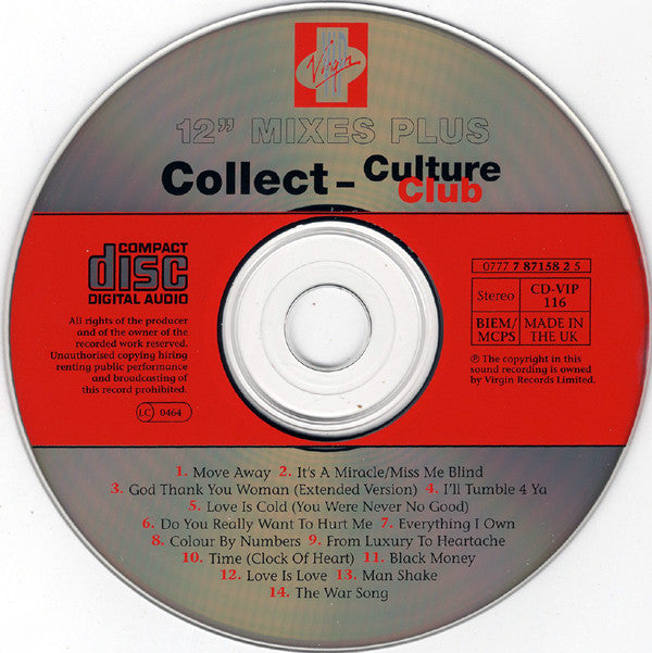 Culture Club : Collect - 12" Mixes Plus (CD, Comp, RE)