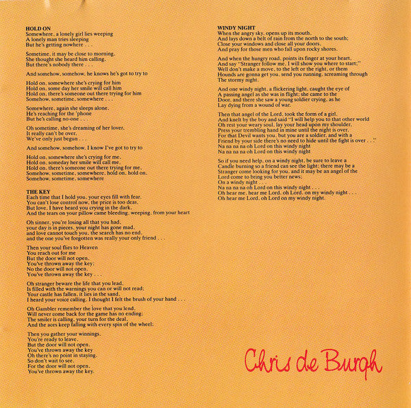 Chris de Burgh : Far Beyond These Castle Walls... (CD, Album, RE)