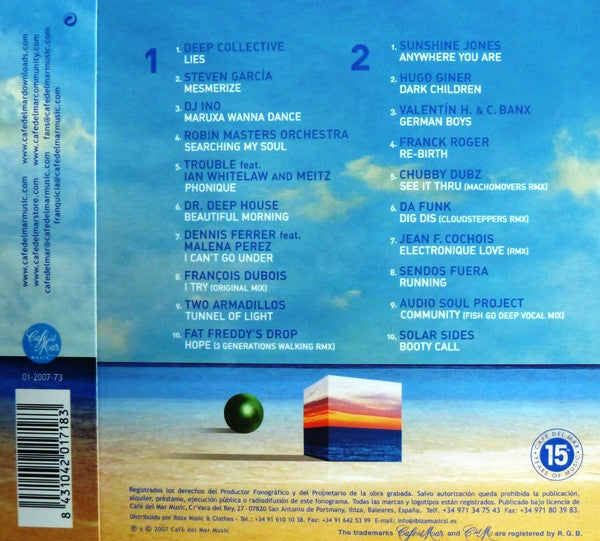 Various : Café Del Mar - Chillhouse Mix 5 (2xCD, Comp, Mixed, Dig)