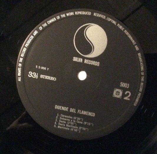 Fiesta Gitana Da Silva : Duende Del Flamenco (LP)