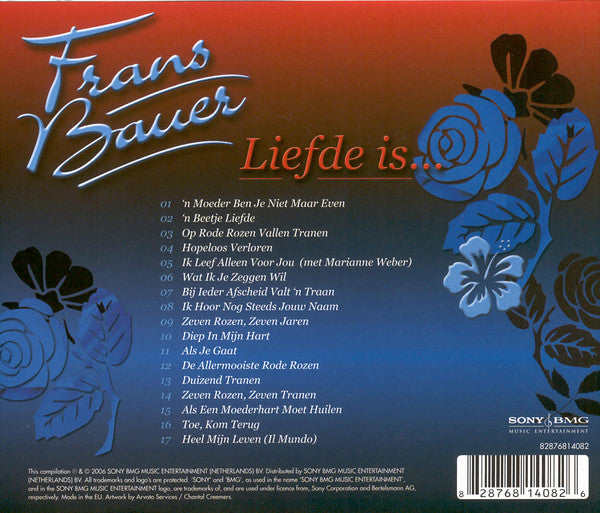 Frans Bauer : Liefde Is... (CD, Comp)