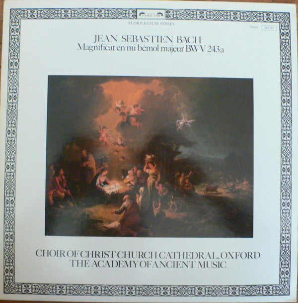 Johann Sebastian Bach - The Choir Of Christ Church Cathedral, The Academy Of Ancient Music : Magnificat En Mi Bémol Majeur BWV 243a (LP)