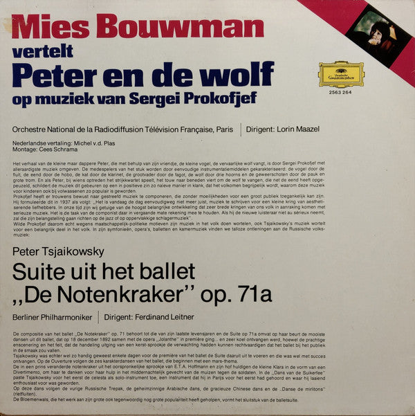 Mies Bouwman : Mies Bouwman Vertelt Peter En de Wolf (LP, Album, RE)