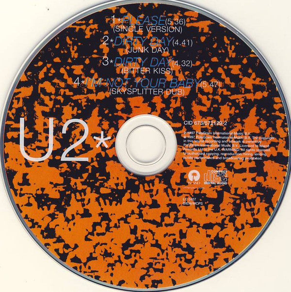 U2 : Please (CD, Single, Dig)