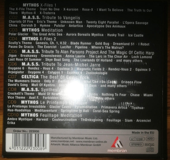 M.A.S.S., Mythos (4) And Celtica (3) : Mysteria (10xCD + Box)